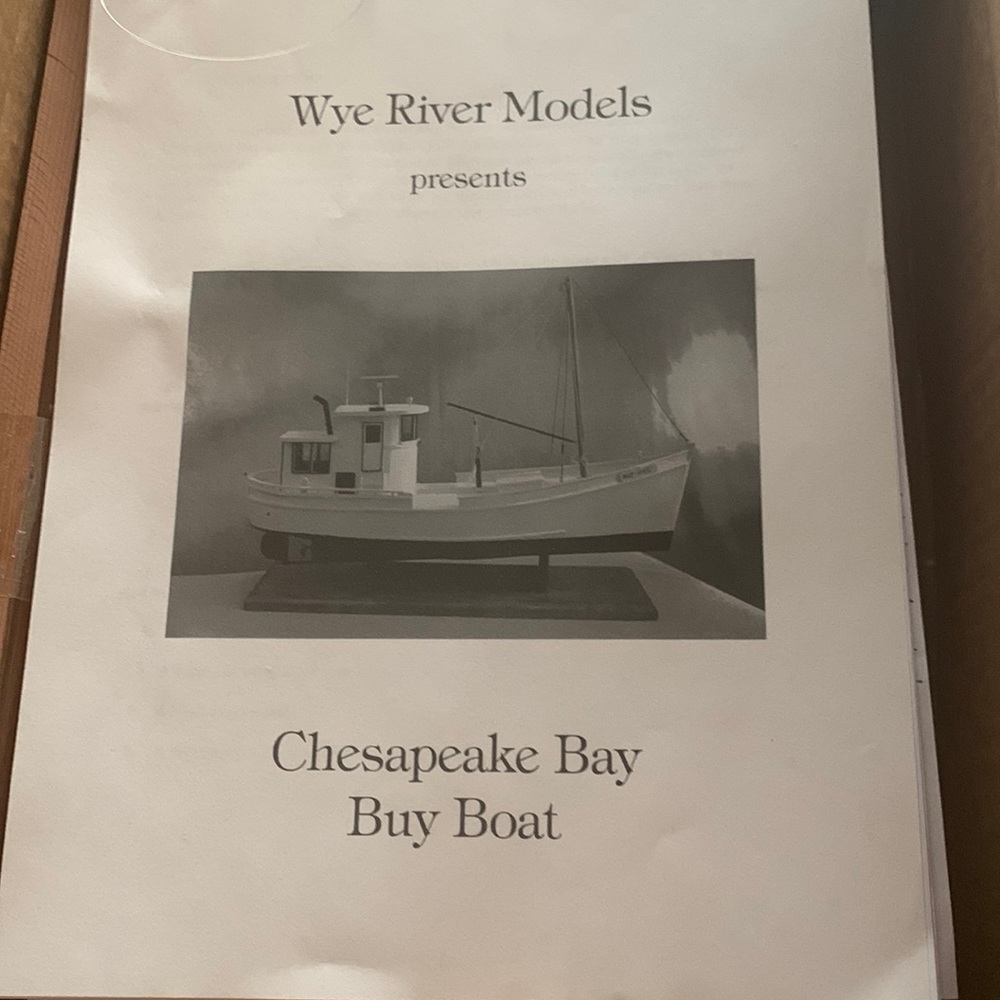 Model Boat by Wye River Models